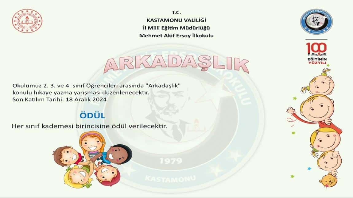 ARKADAŞLIK KONULU HİKAYE YARIŞMASI